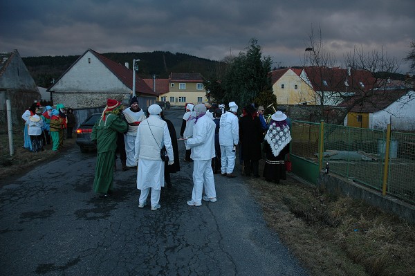 Masopustní průvod obcí 2008